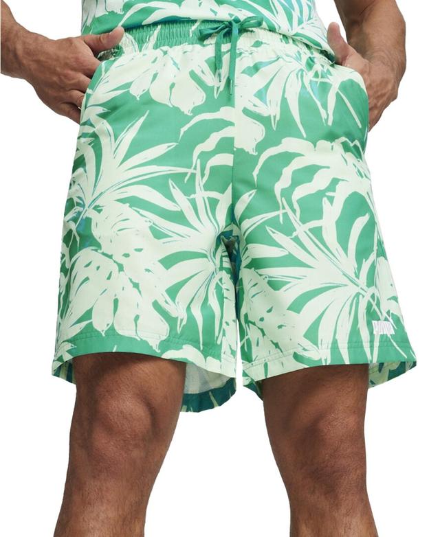 Puma Mens Ess+ Palm Resort Printed Shorts Product Image