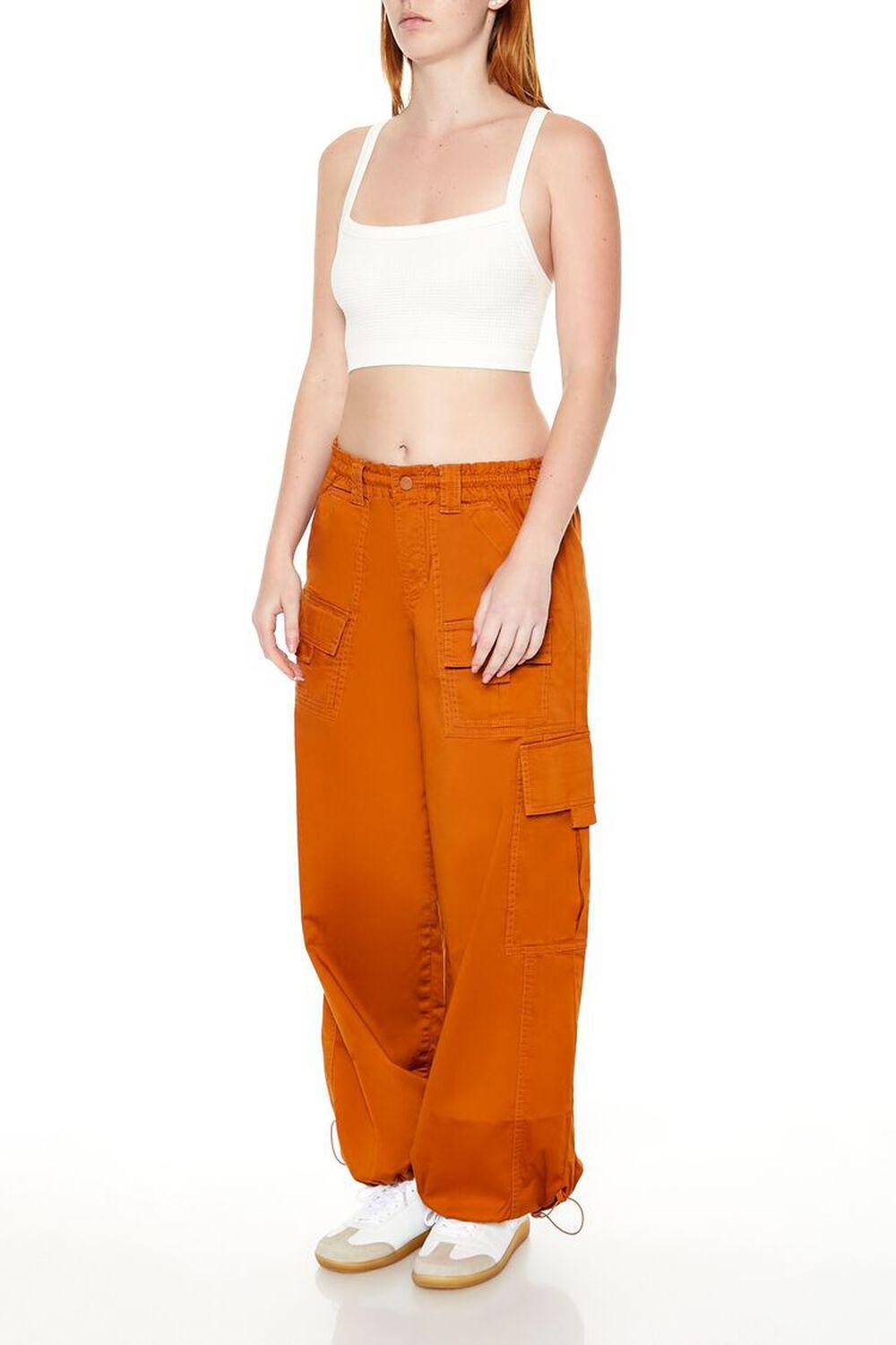 Twill Toggle Drawstring Joggers | Forever 21 Product Image