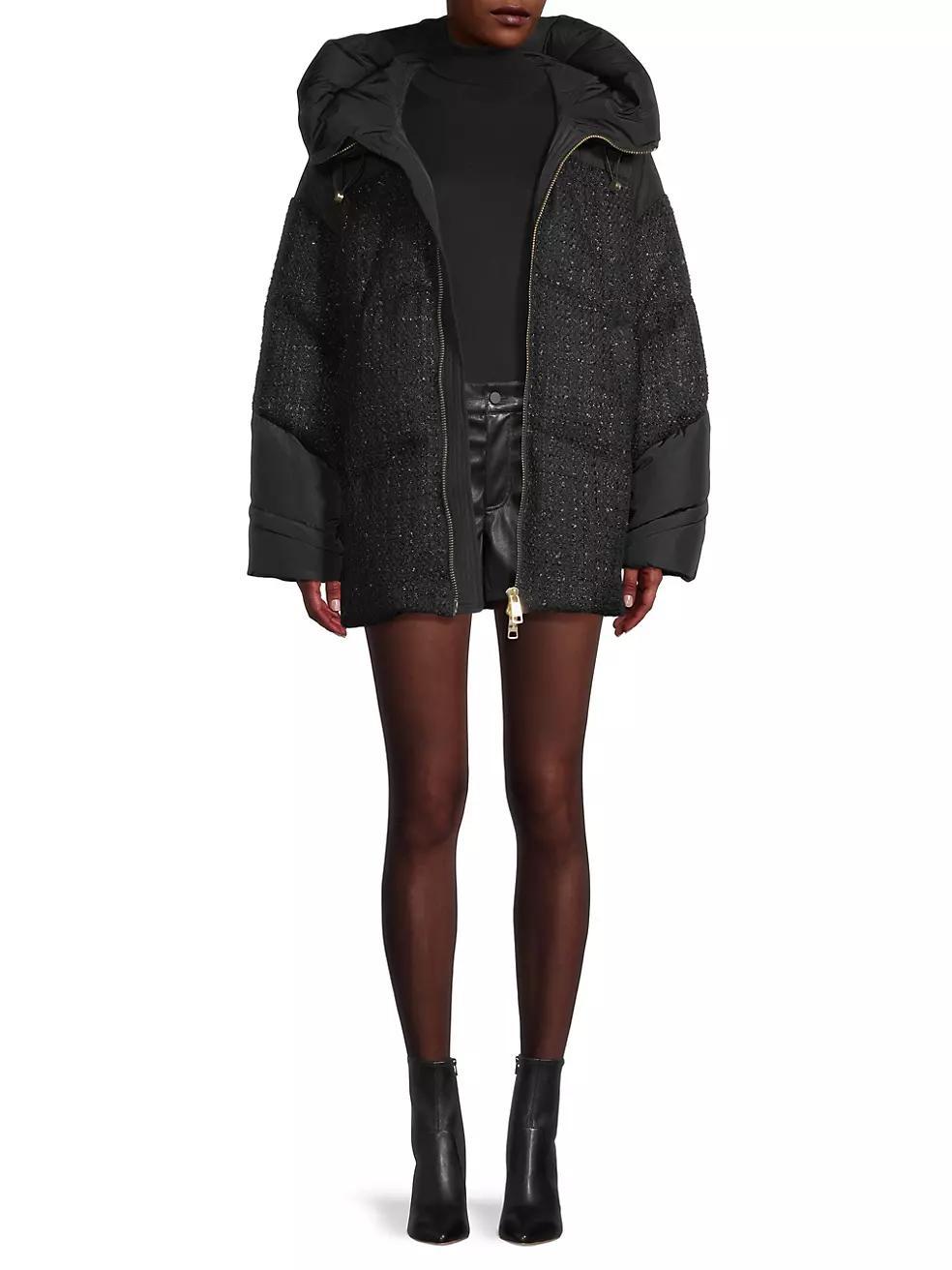 Matilde Tweed Down Puffer Jacket Product Image