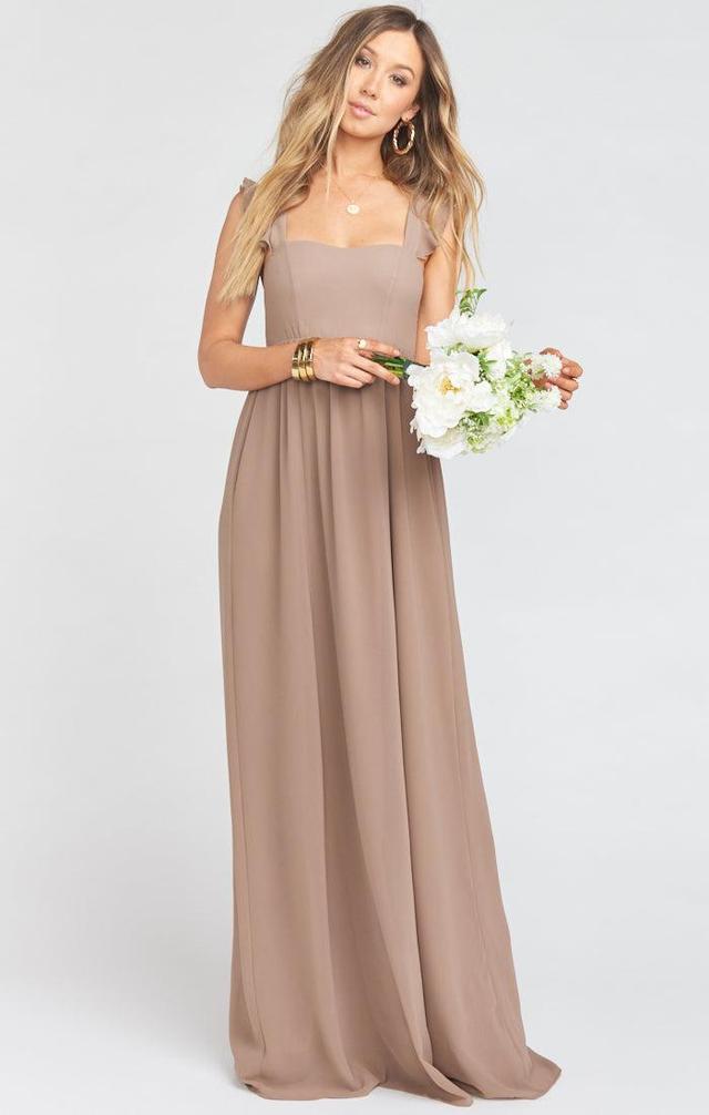 June Maxi Dress ~ Dune Chiffon Product Image