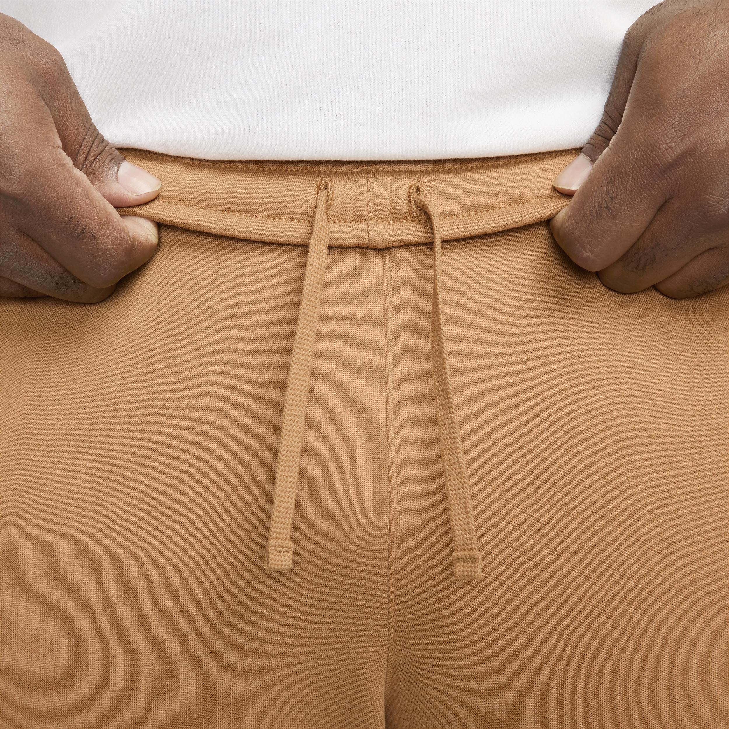 Nike Mens Club Cuffed Pants - Flax/White/Flax Product Image