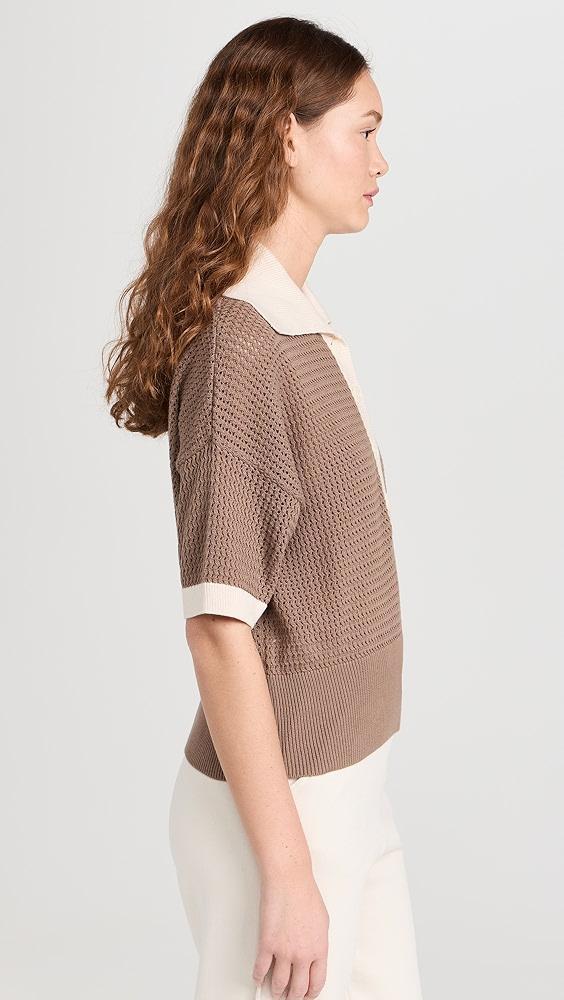 Varley Finch Knit Polo | Shopbop Product Image