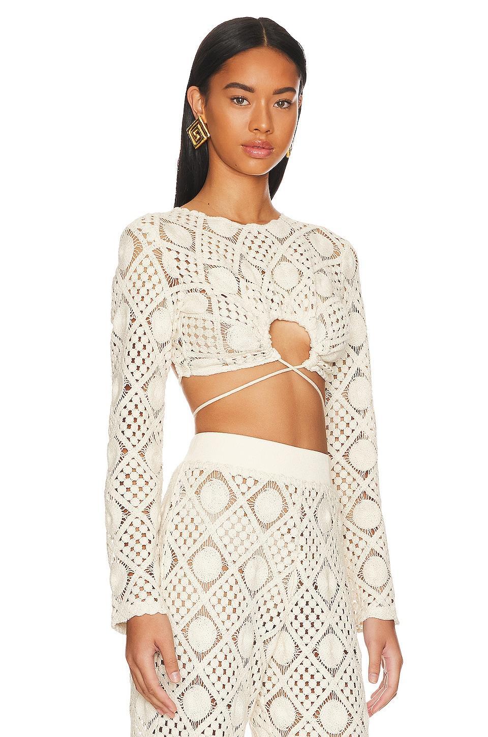 Hira Crochet Top Andrea Iyamah Product Image