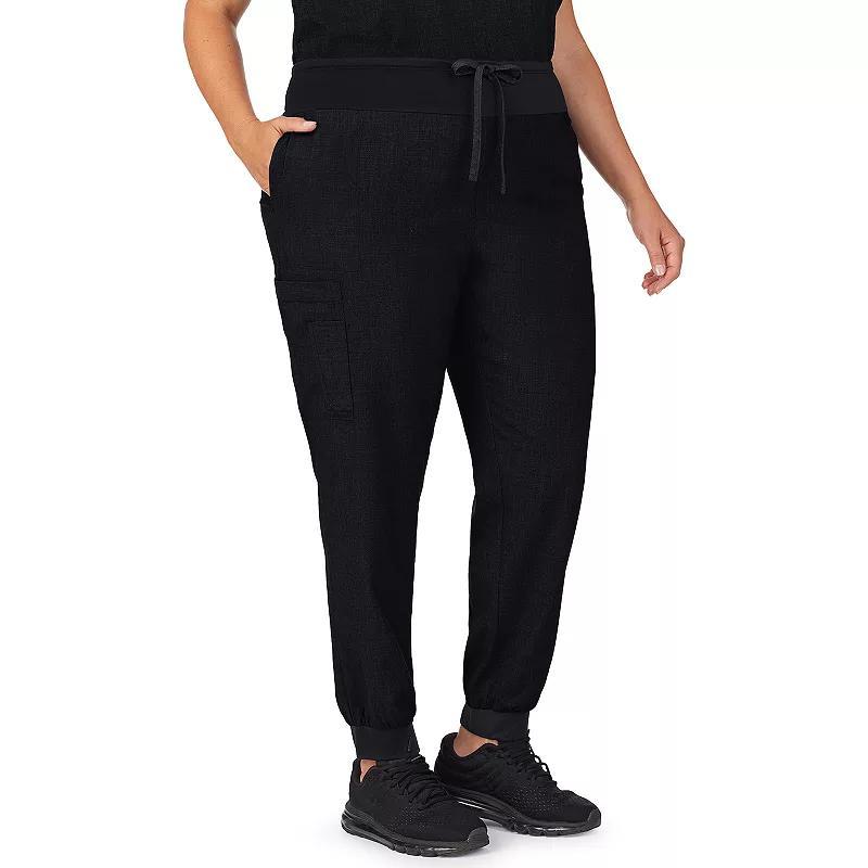 Plus Size Cuddl Duds Scrubs Jogger Pants, Womens product image