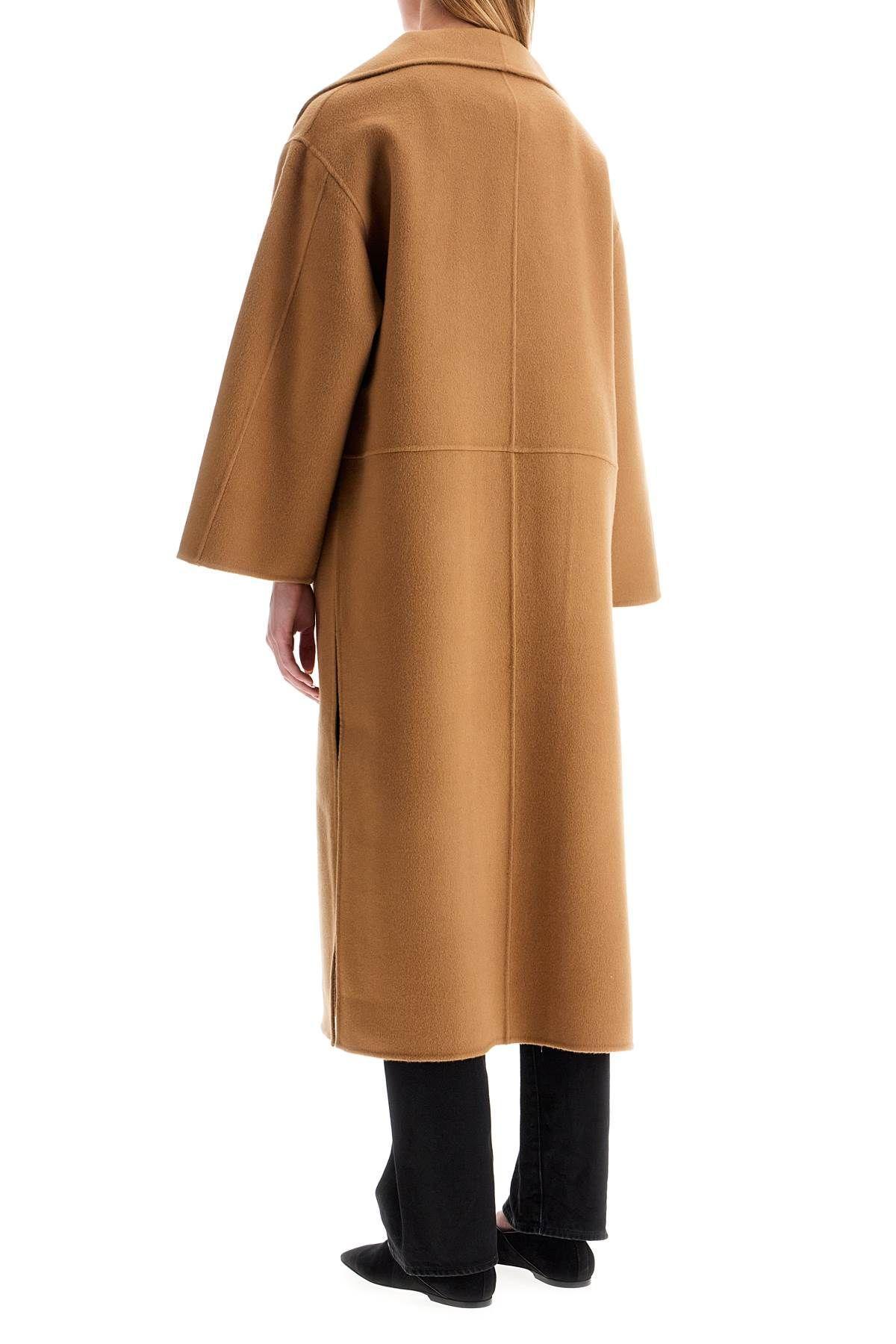 TOTÊME Signature Wool-cashmere Coat In Brown Product Image