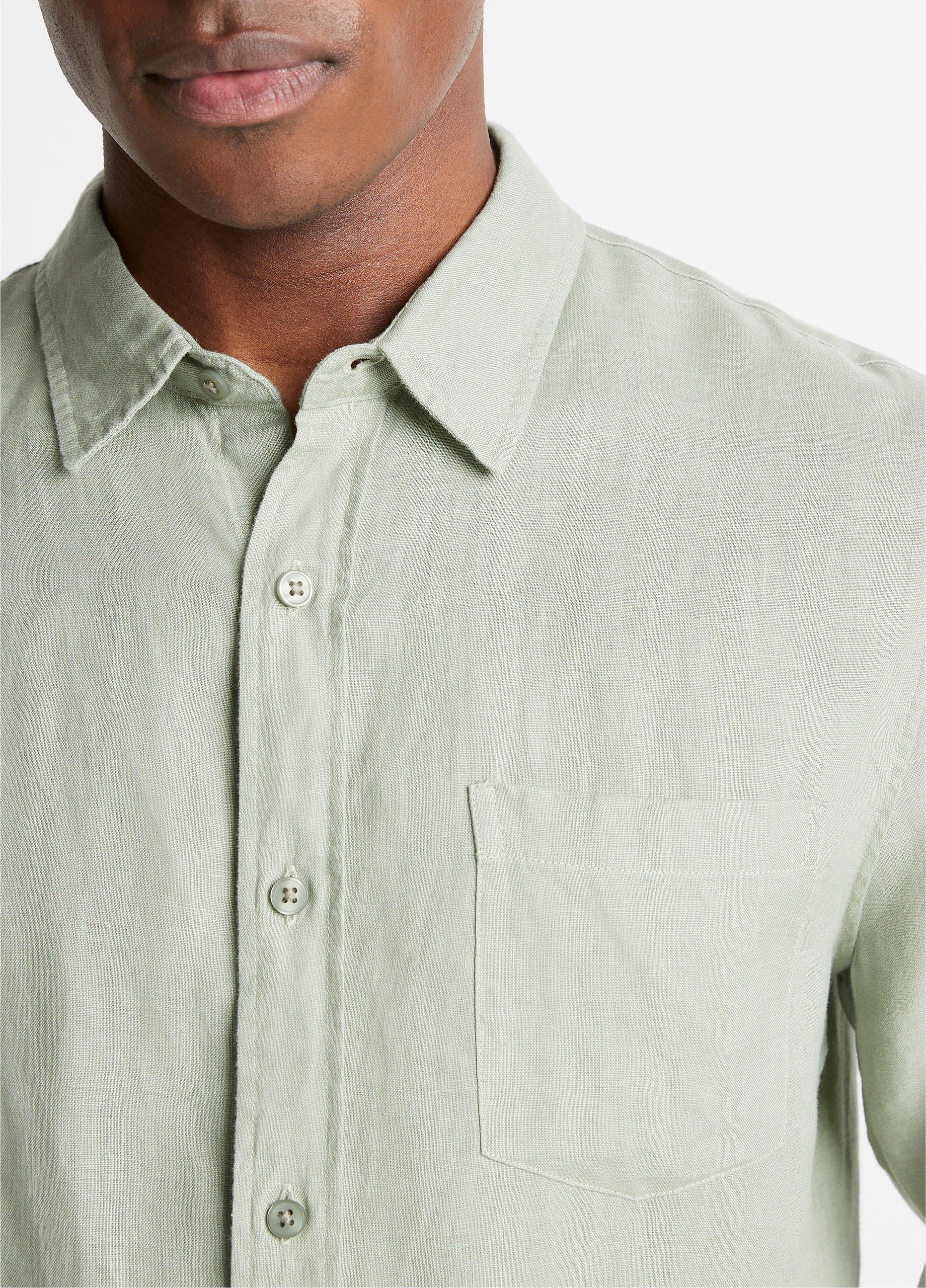 Linen Long-Sleeve Shirt Product Image