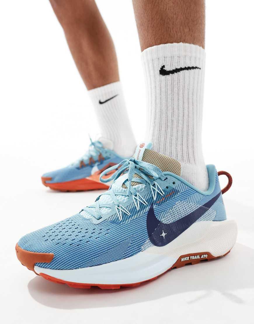 NIKE Reactx Pegasus Trail 5 Sneakers In Light Blue Product Image