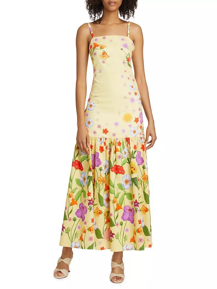 Cordiela Floral Cotton Maxi Dress Product Image