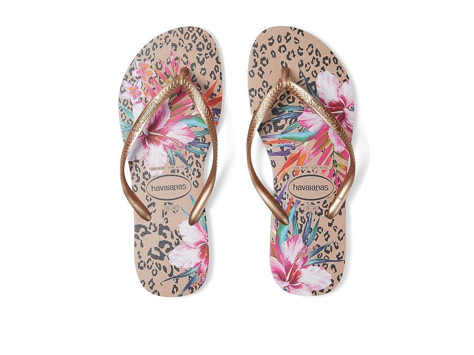 Havaianas Slim Animal Floral Flip Flops Product Image