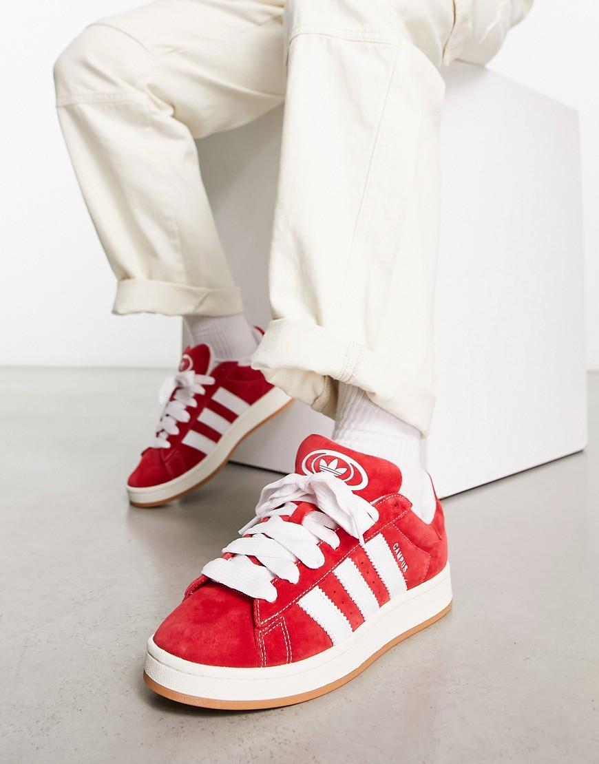 adidas Originals Mens Campus 00s - Shoes White/Better Scarlet/Off White Product Image