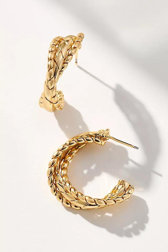 Twisted Lasso Hoop Earrings Product Image