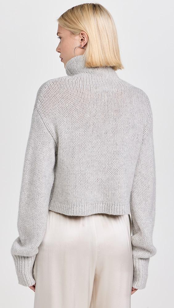 Sablyn Crop Turtleneck Cashmere Sweater | Shopbop Product Image