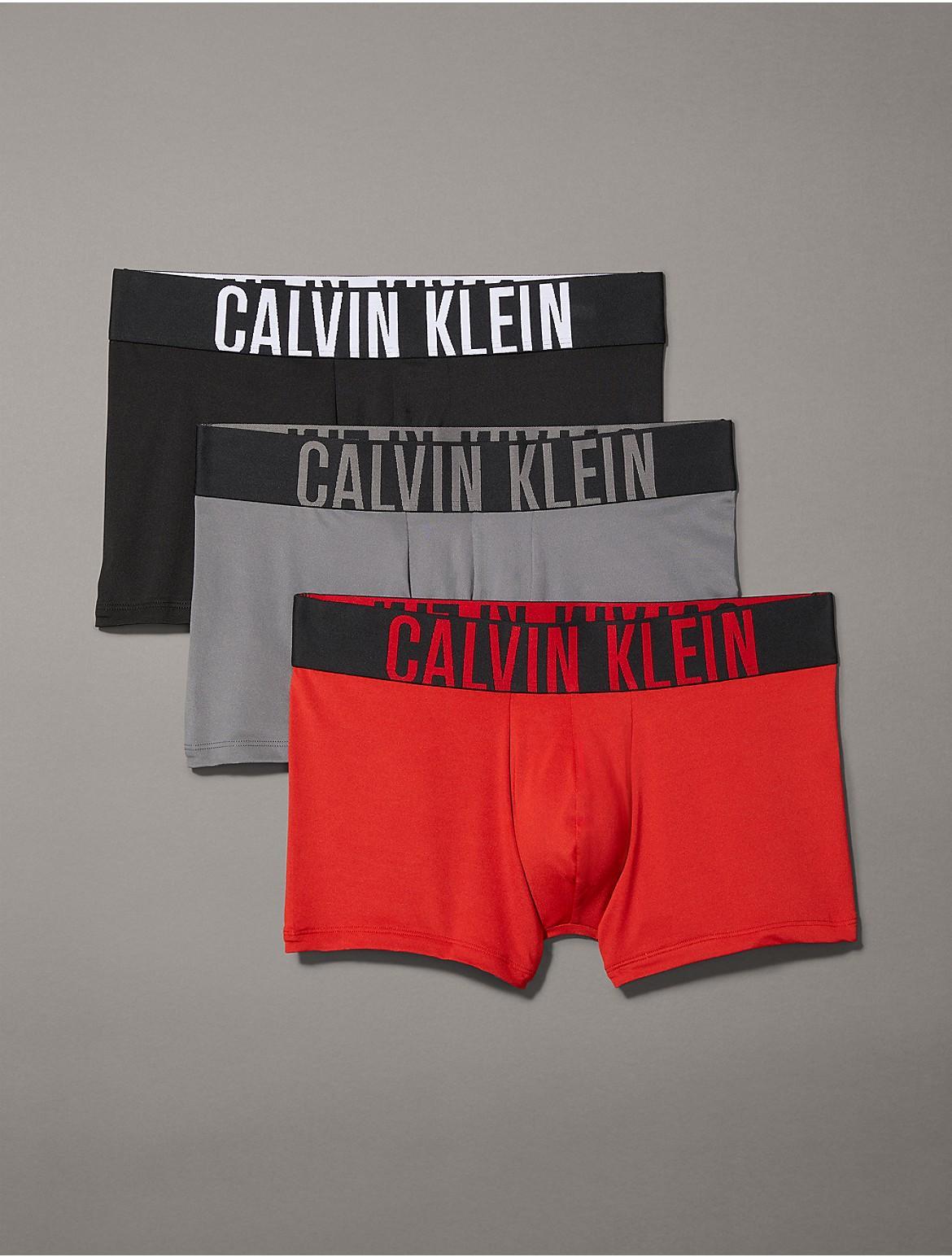 Calvin Klein Mens Intense Power Micro 3-Pack Low Rise Trunk - Multi - M Product Image