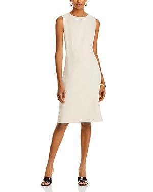 Womens Meridian Milano Twill Sleeveless Sheath Dress Product Image