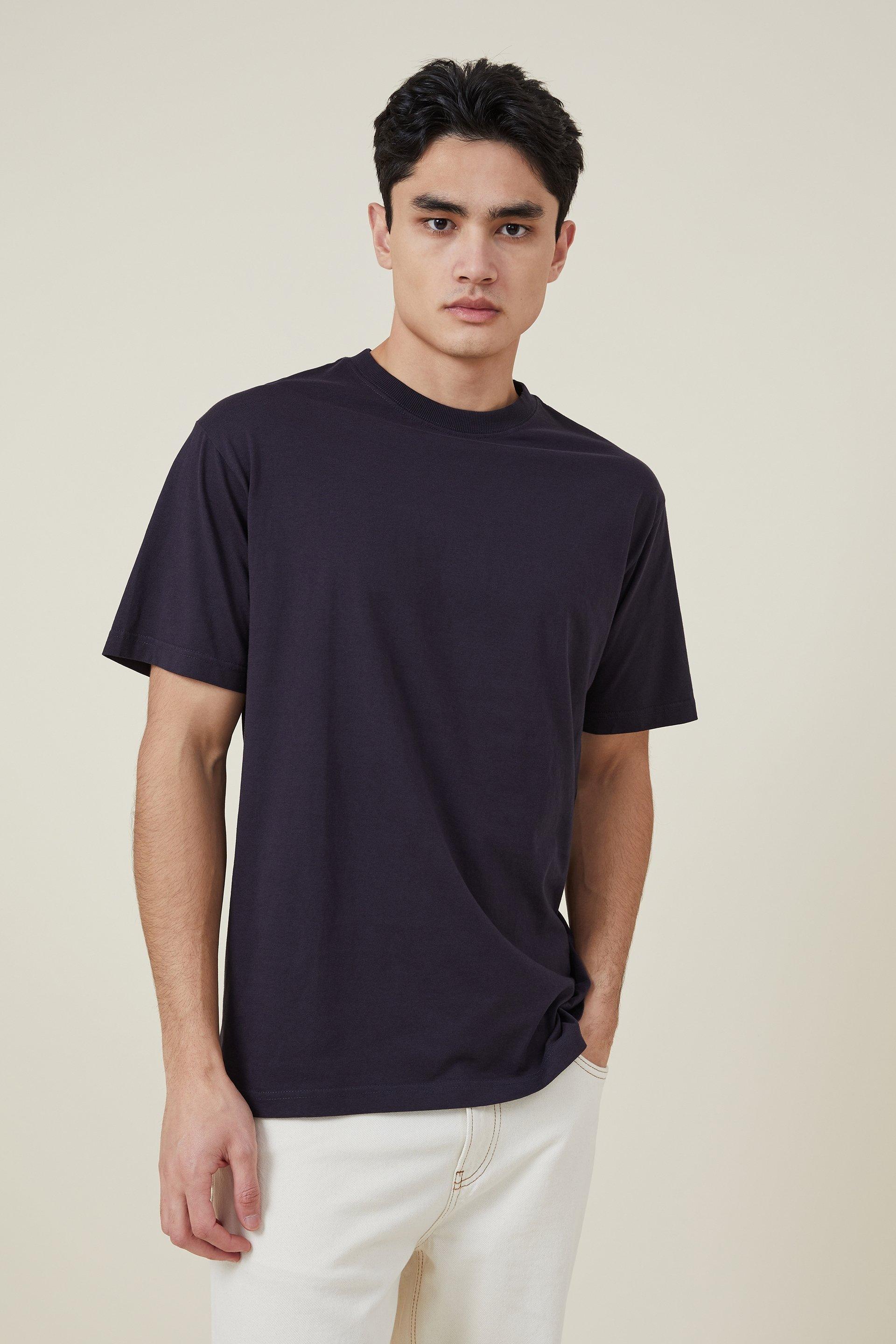 Cotton On Men - Organic Loose Fit T-Shirt - Ink navy Product Image