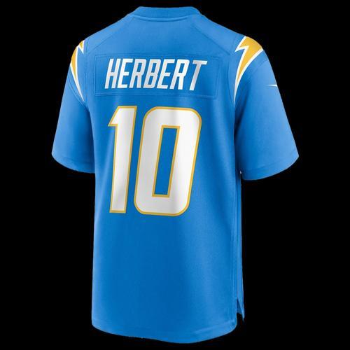 Nike Mens Justin Herbert Nike Chargers Game Day Jersey - Mens Product Image