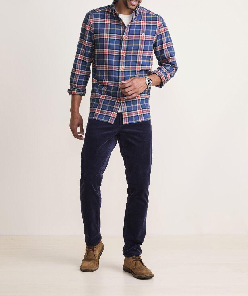 Vineyard Flannel Plaid Shirt Product Image