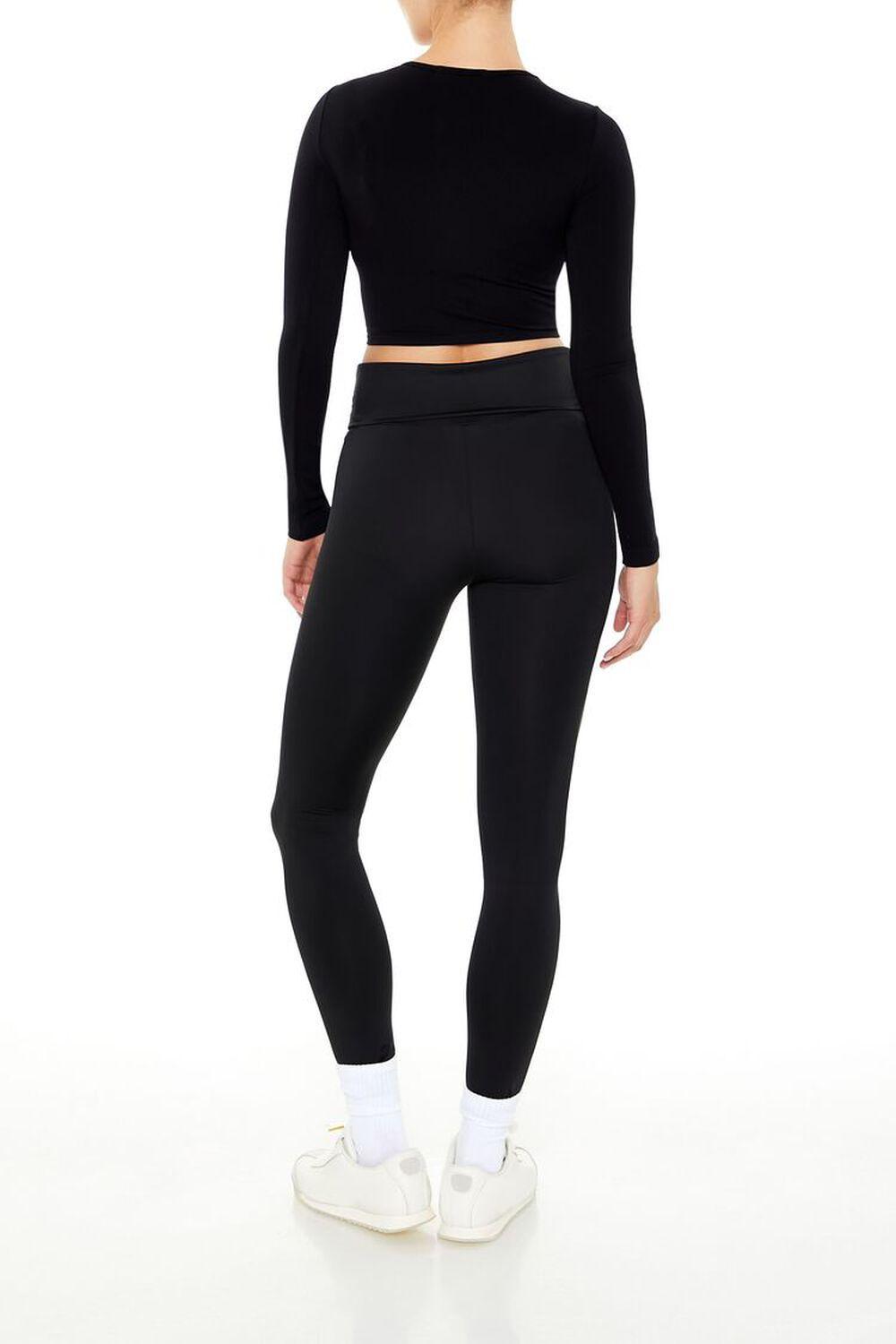 Contour Sculpt Mid-Rise Leggings | Forever 21 Product Image