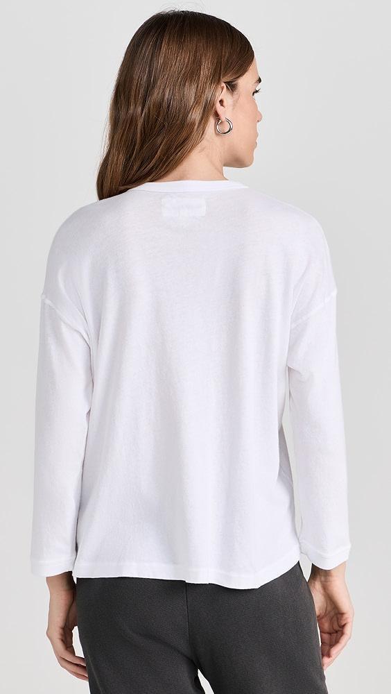 THE GREAT. The Shrunken Henley | Shopbop Product Image