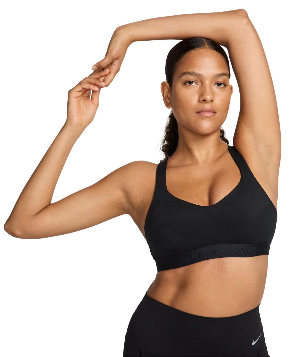 Nike Womens Indy High Support Padded Adjustable Sports Bra black/black Product Image