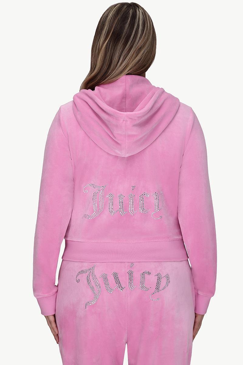 Plus-Size OG Big Bling Velour Hoodie Product Image