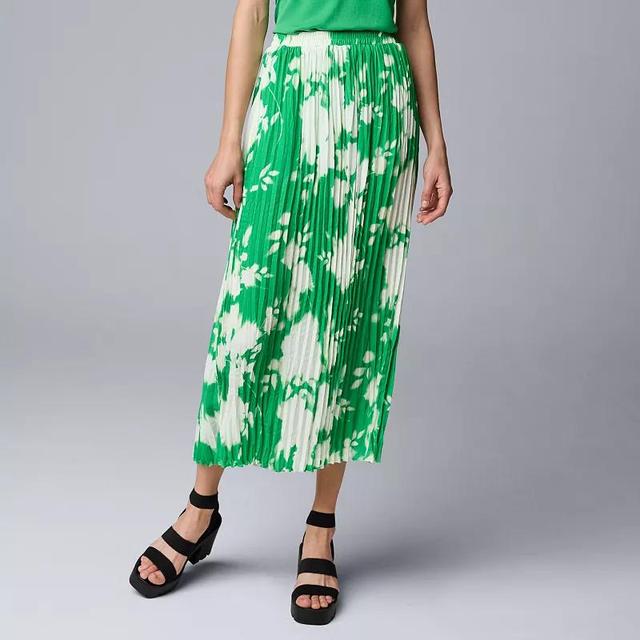 Womens Simply Vera Vera Wang Crinkle Maxi Skirt Product Image