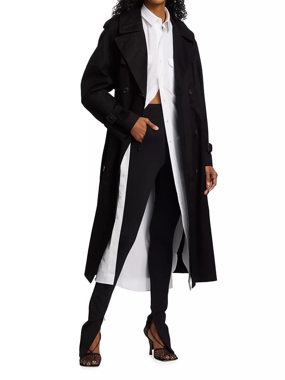 Double-Breasted Trench Coat Product Image