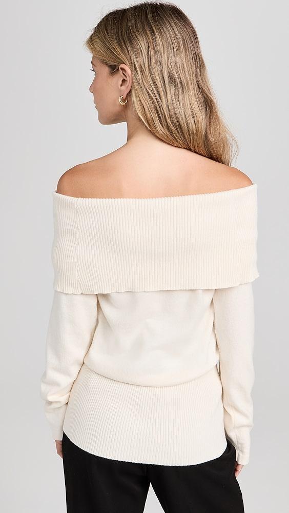 Pixie Market Louise Off The Shoulder Knit Top | Shopbop Product Image