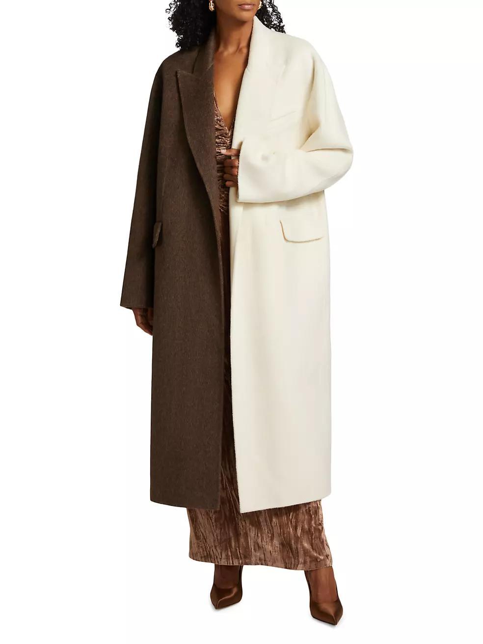 Wendalin Bi-Colored Tailored Coat Product Image