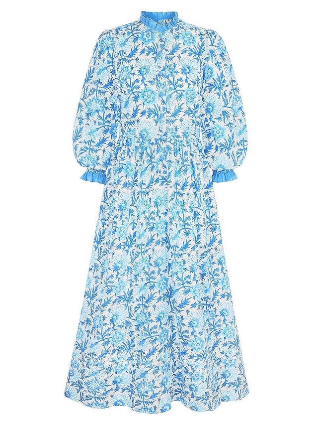 Womens Cornflower Rose Tilly Dress Product Image