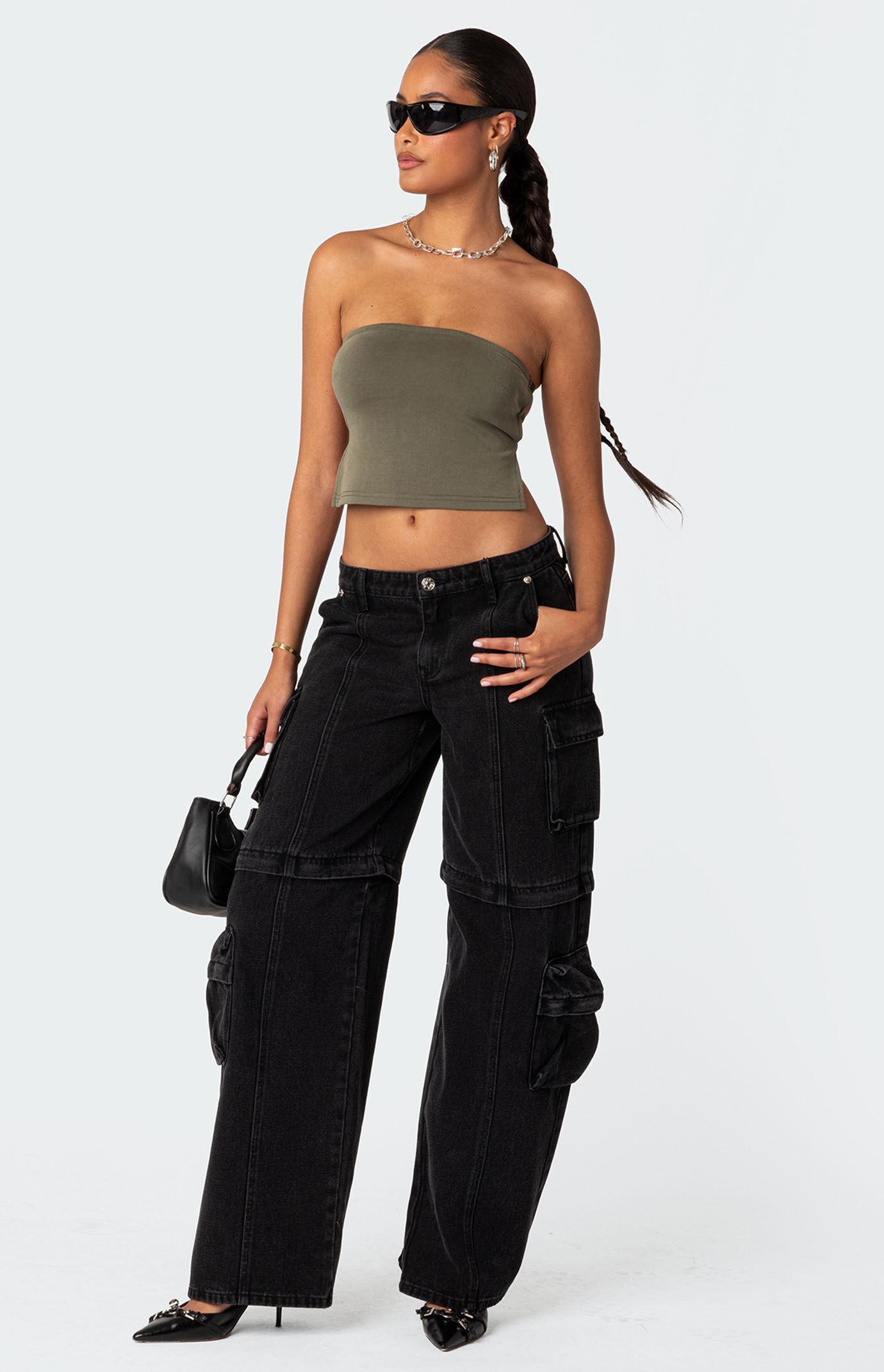 Edikted Womens Tao Open Back Tube Top product image