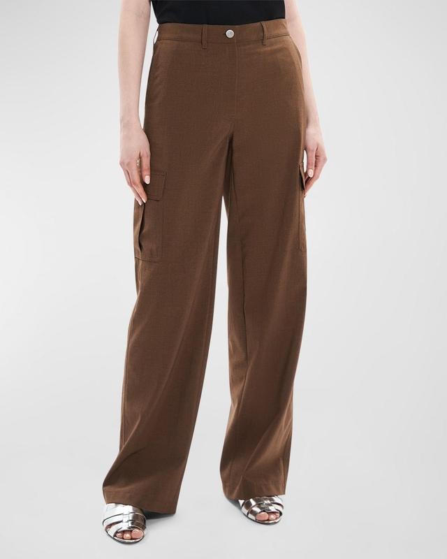 Straight-Leg Cargo Pants Product Image