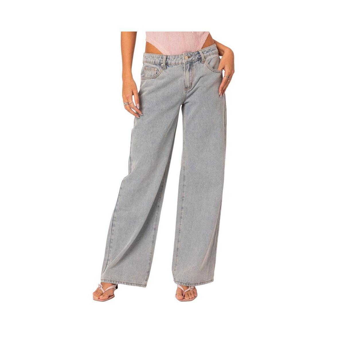 Women's Bow pocket relaxed jeans Product Image