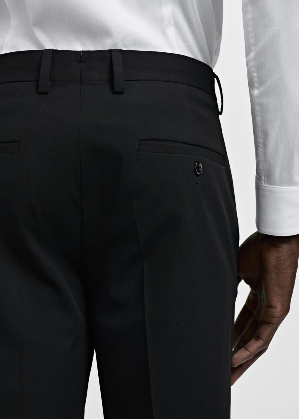 Mango Mens Stretch Fabric Super Slim-Fit Suit Pants Product Image