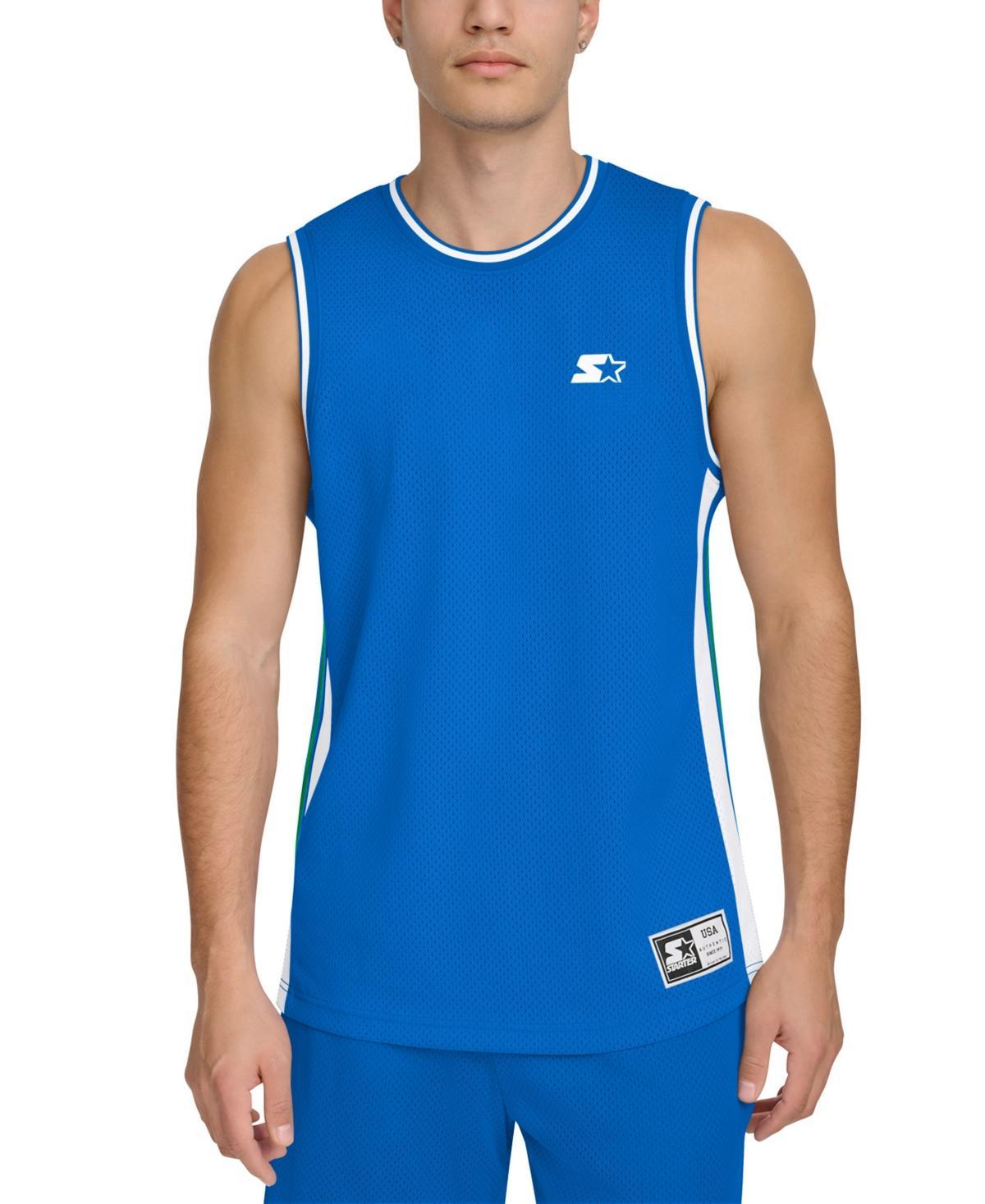 Starter Mens Classic-Fit Tipped Mesh Basketball Tank Product Image