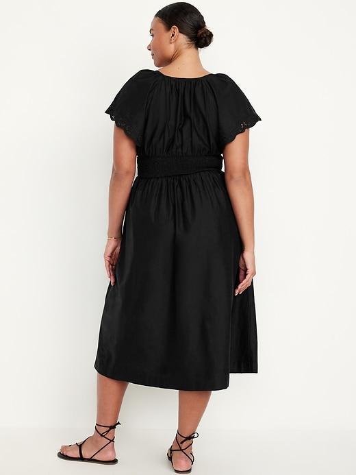 Waist-Defined Midi Dress Product Image