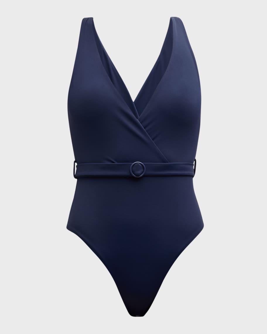 Michelle Belted One-Piece Swimsuit  Product Image