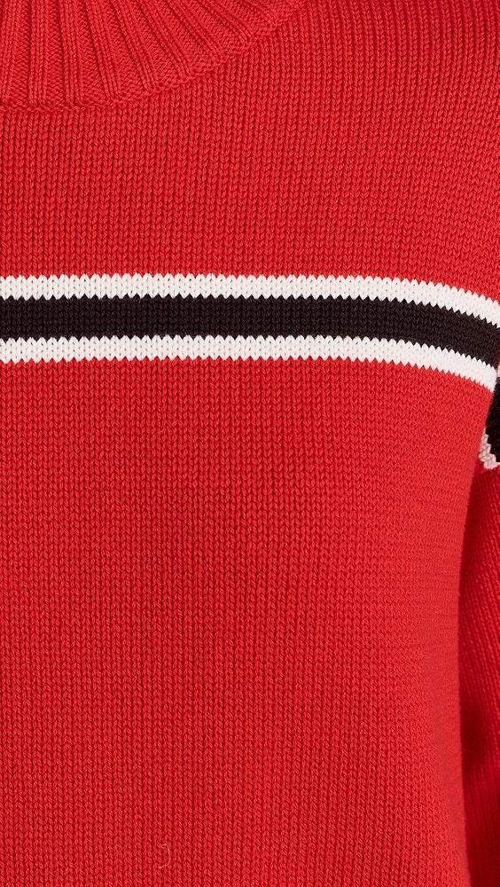 DONNI. The Cotton Crewneck Stripe Sweater | Shopbop Product Image