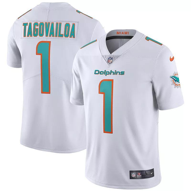 Mens Nike Tua Tagovailoa Miami Dolphins Vapor Limited Jersey Product Image