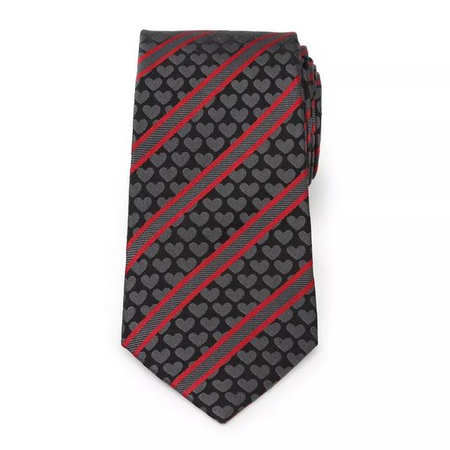 Mens Hearts & Stripes Silk Tie Product Image