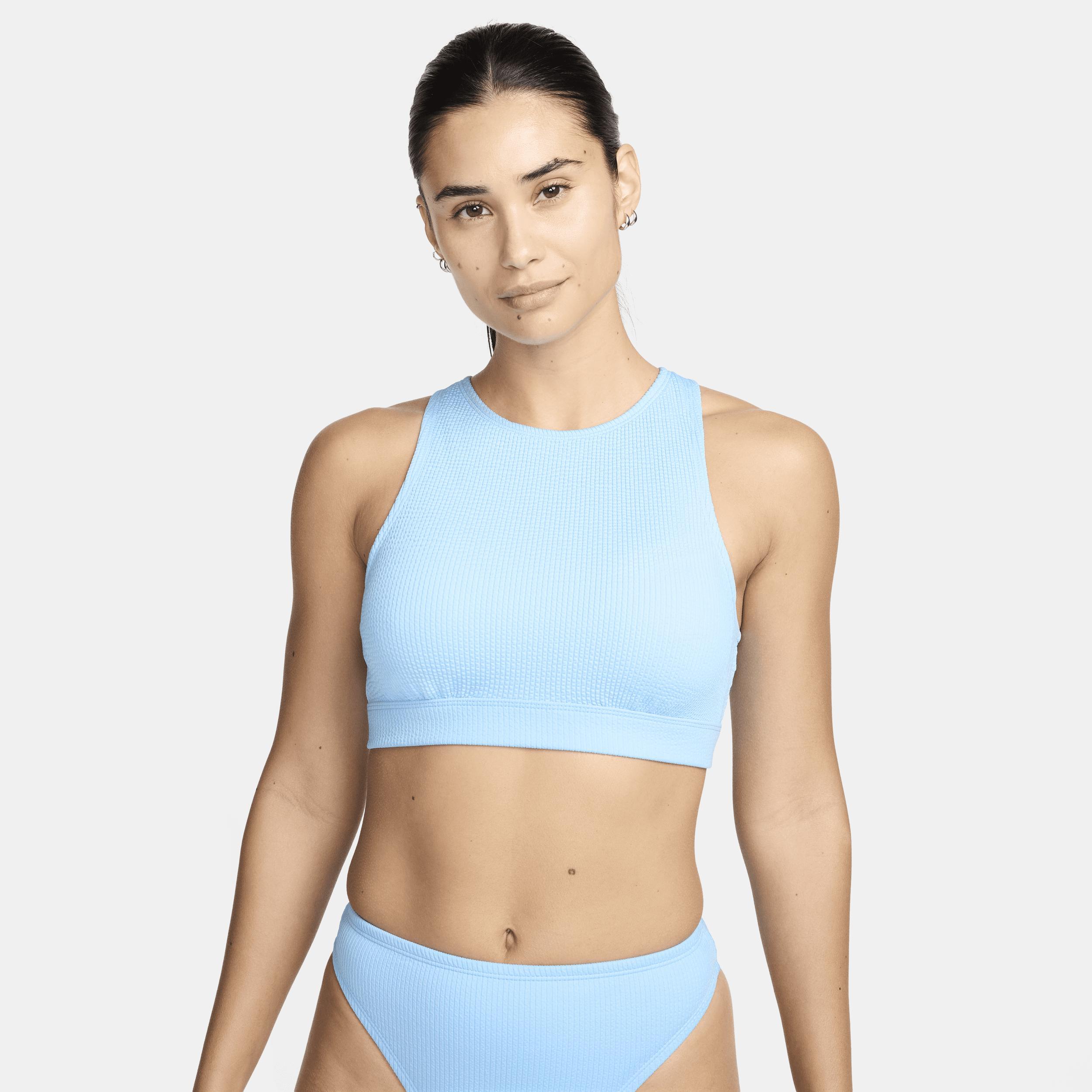 Nike Womens Swim Elevated Essential High-Neck Bikini Top Product Image