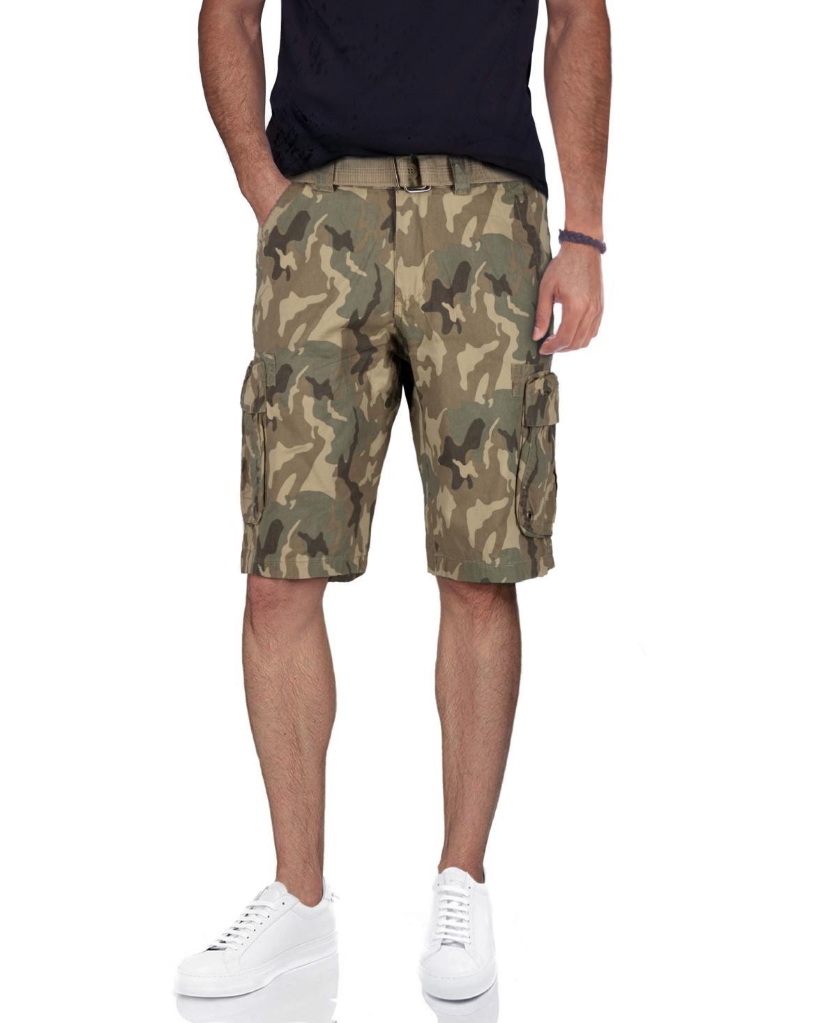 Mens RawX Regular-Fit Belted Cargo Shorts Product Image