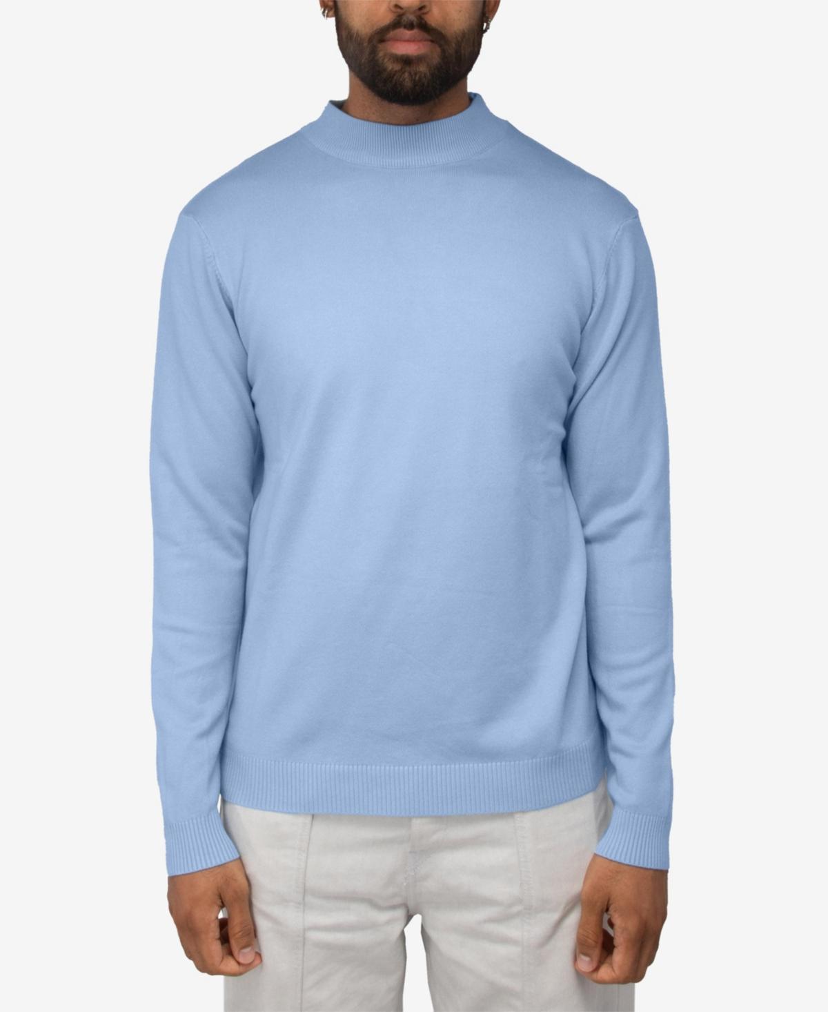 X-Ray Mens Basice Mock Neck Midweight Pullover Sweater Product Image