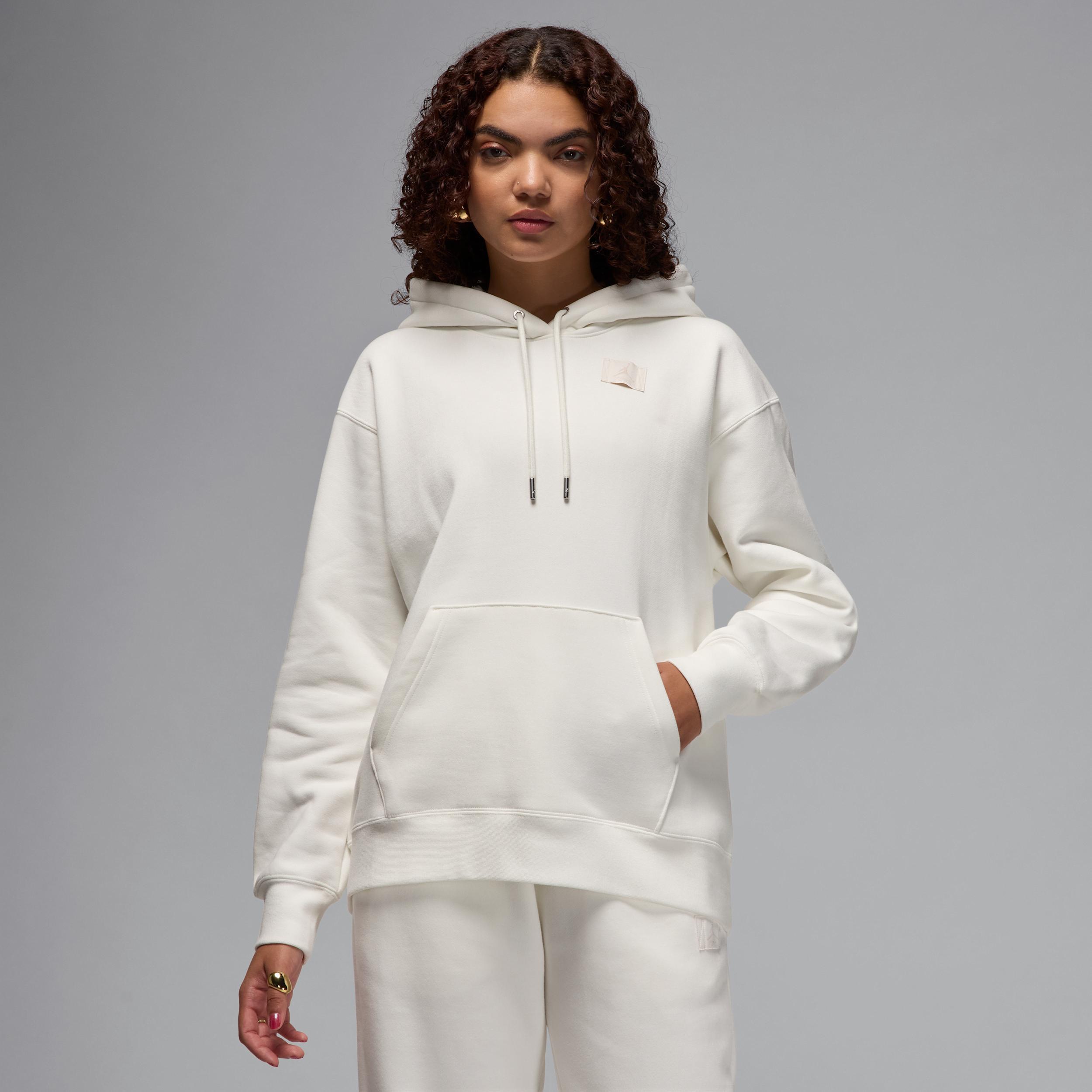 Women's Jordan Flight Fleece Satin-Lined Pullover Hoodie product image