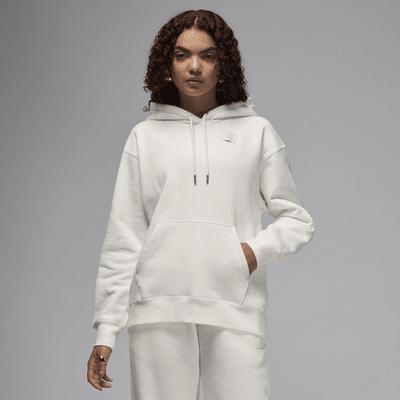 Women's Jordan Flight Fleece Satin-Lined Pullover Hoodie Product Image