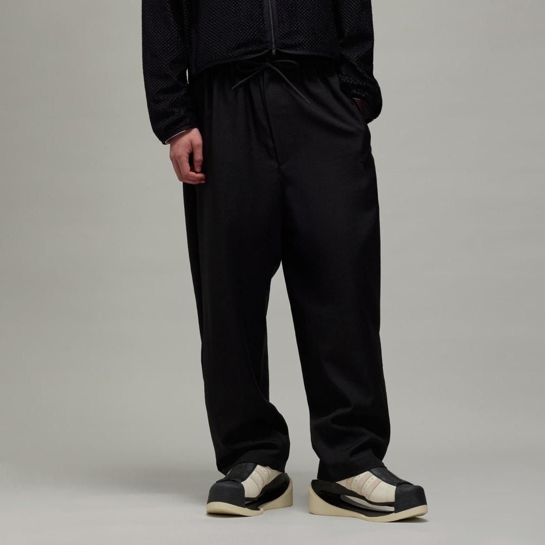 adidas Y-3 Sport Uniform 3-Stripes Pants Black XL Mens Product Image