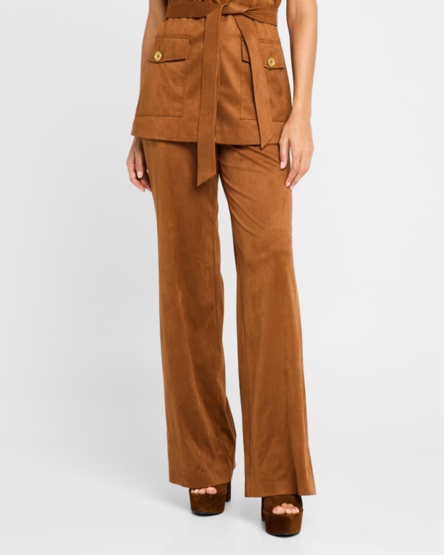 Edwina Faux Suede Pants Product Image