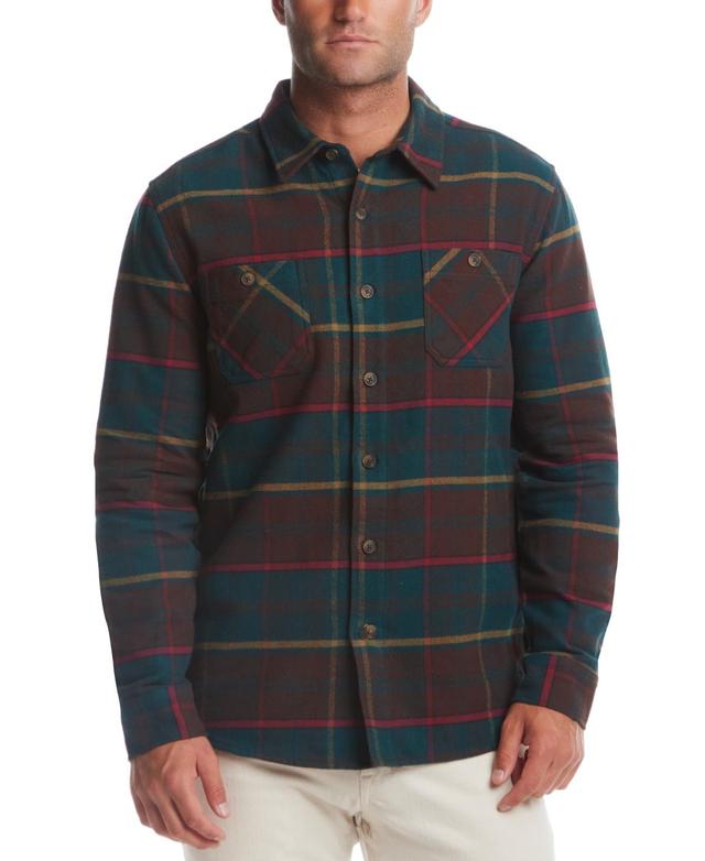 Weatherproof Vintage Mens Plaid Shirt Jacket Product Image