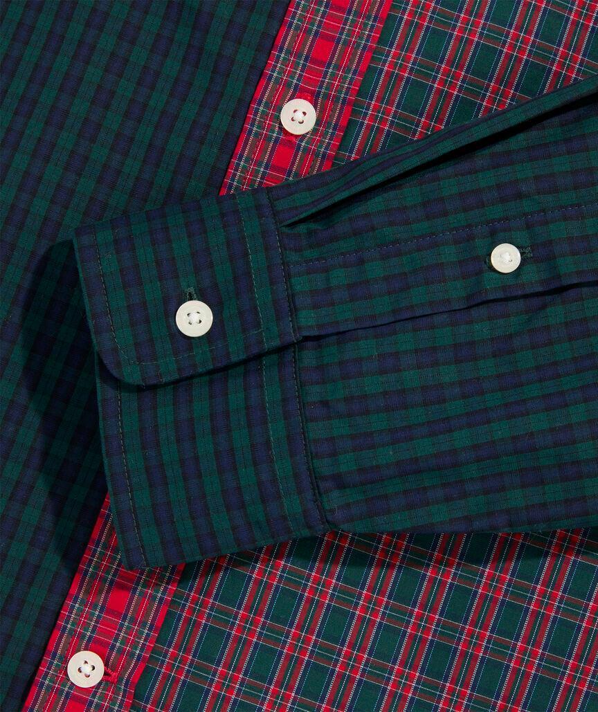 Stretch Poplin Tartan Shirt Product Image