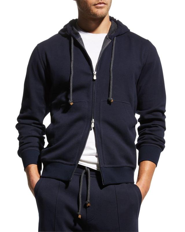 Mens Spa Zip-Front Hoodie Product Image